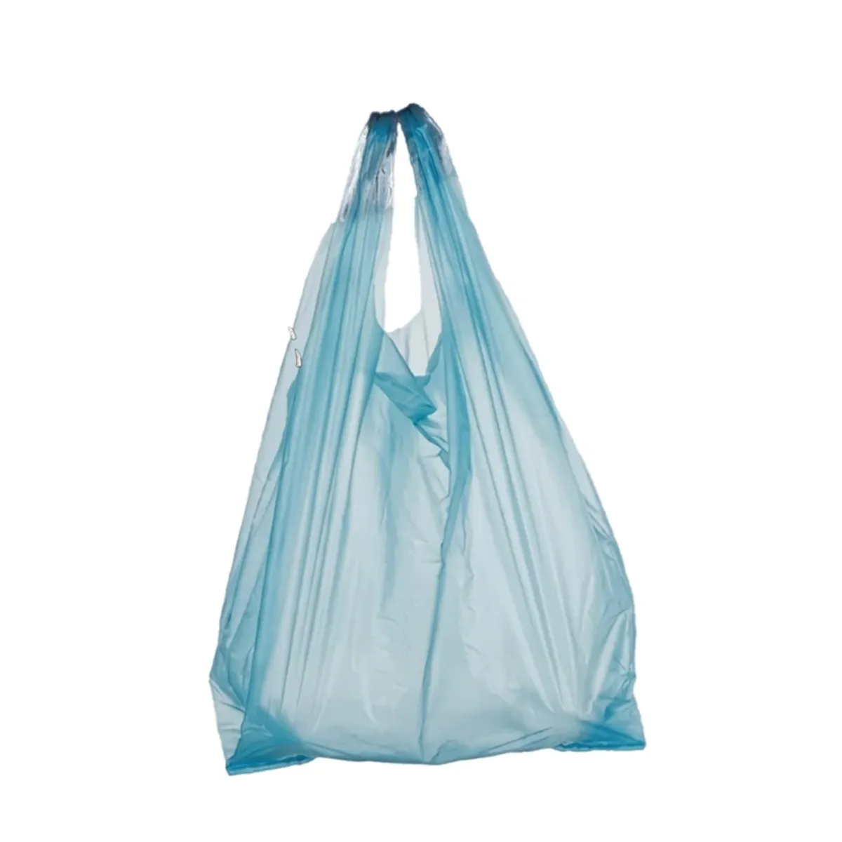 Mini bolsas de nylon azul (21.5 x 26.5cm) 100 u
