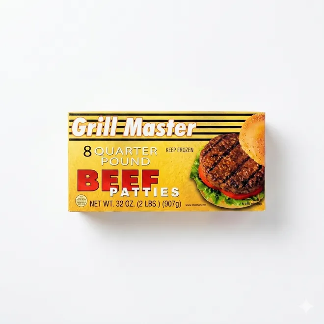 Hamburguesa de res, 2 lb, NTC