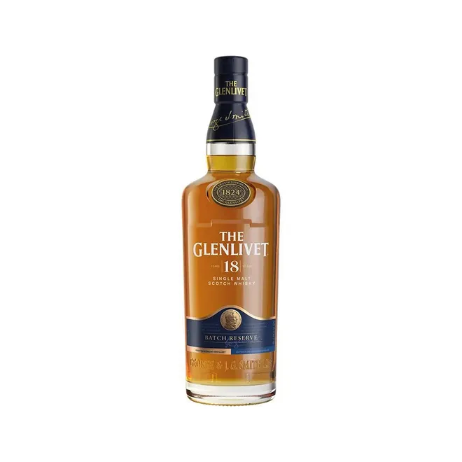 Whisky Single Malt Scotch, 18 años, The Glenlivet Founder's