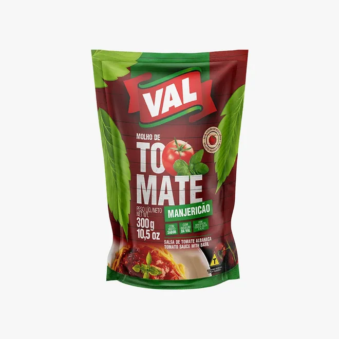 Salsa de tomate Albahaca, 300 g, VAL