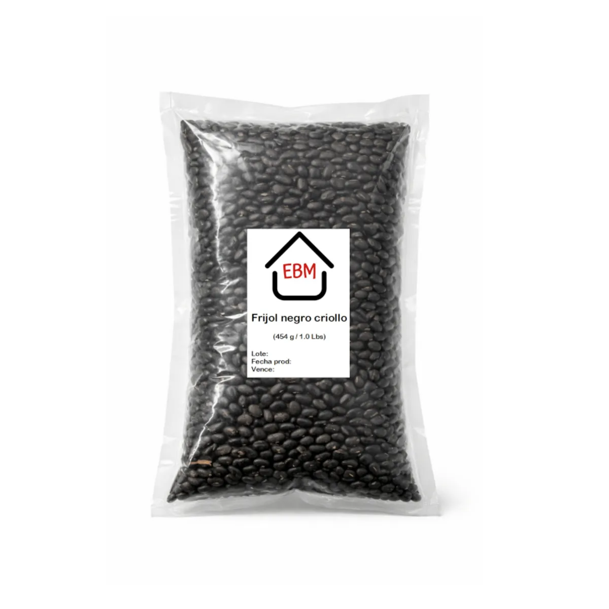 Frijol negro criollo, 454 g / 1.0 lb, EBM