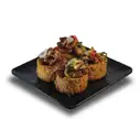 Tostones rellenos de cerdo