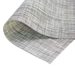 Manteles individuales, color gris claro 6 u (45 cm x 30 cm) 