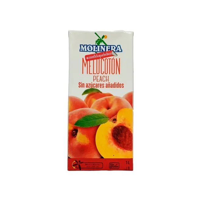 Jugo de melocotón, 1 L, Molinera