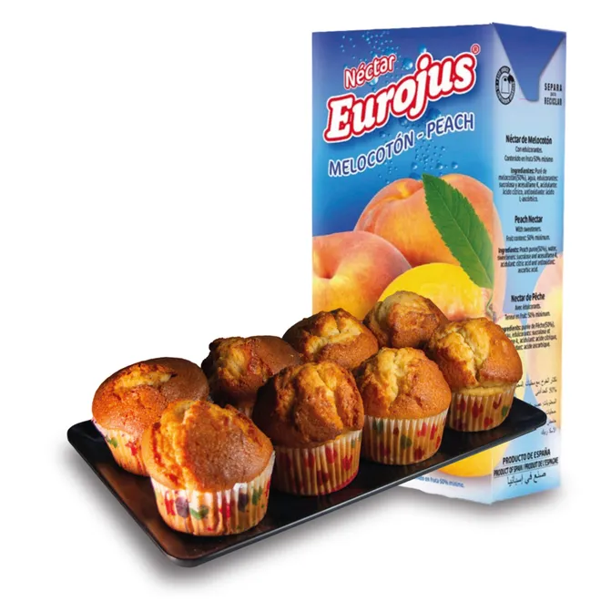 Magdalenas + caja de jugo
