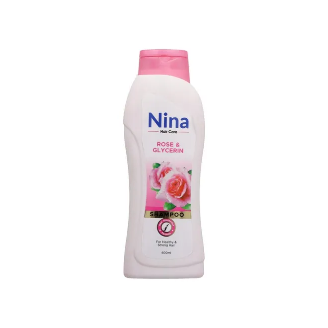 Champú de rosa y glicerina, 400 ml, Nina