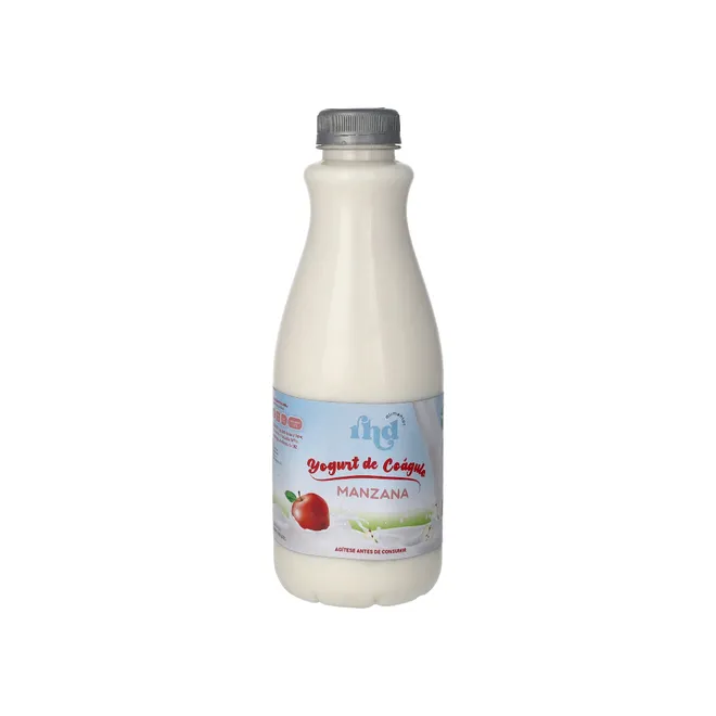 Yogurt probiótico de coágulo sabor Manzana, 1 L, RHD