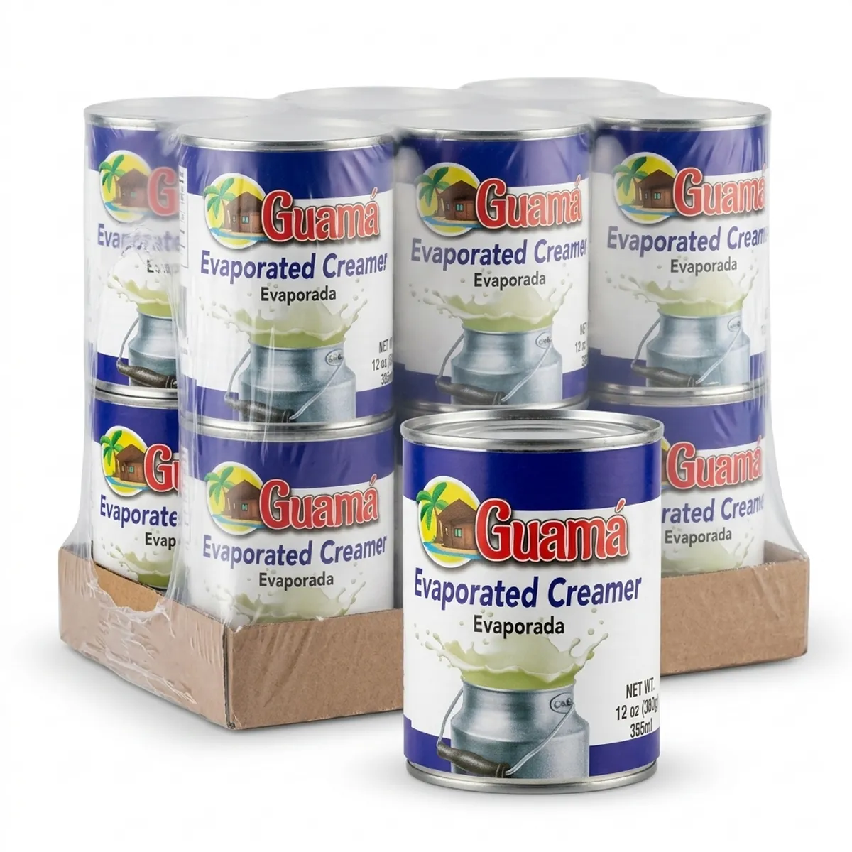 Caja de leche evaporada (24 x 380 g) Guamá