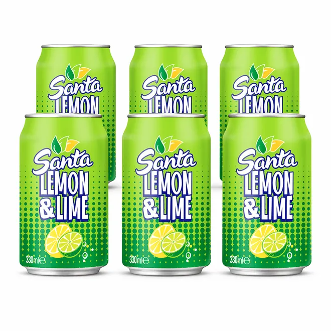 Six de refresco de limón (6 x 330ml) Santa