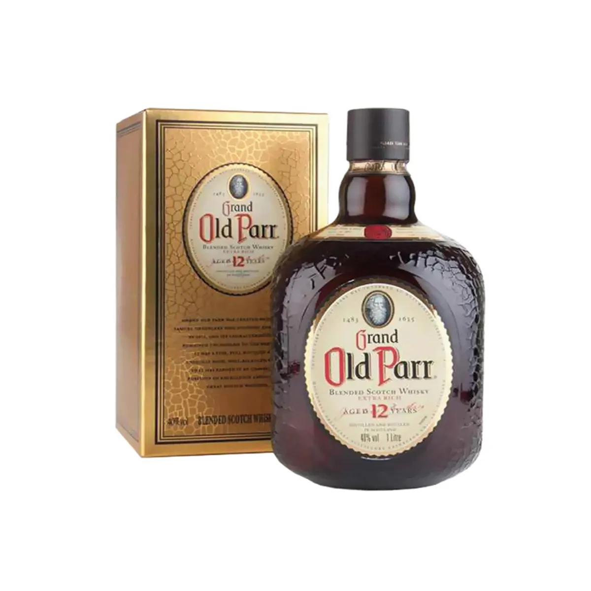 Blended Scotch whisky Old Parr, 12 años