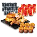 Pollo Asado + Cervezas y refrescos + Magdalenas