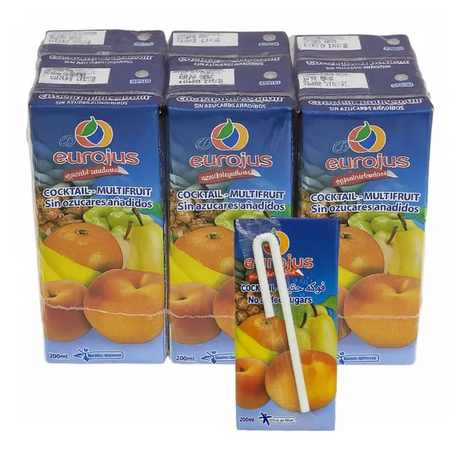 Six de jugos de multifrutas (6 x 200 ml) Eurojus