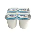 Pack yogurt, sabor natural (4 x 125 g) YOQO