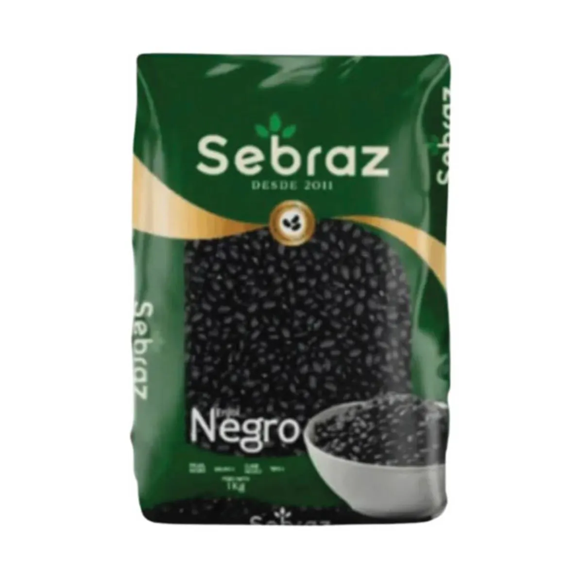 Frijol negro, 1 kg, Sebraz