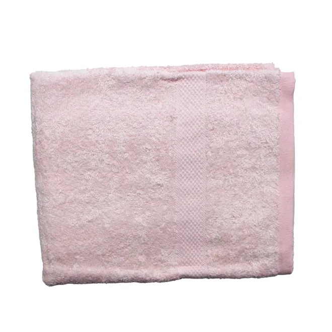 Toalla de algodón, color rosado (140 x 70cm)