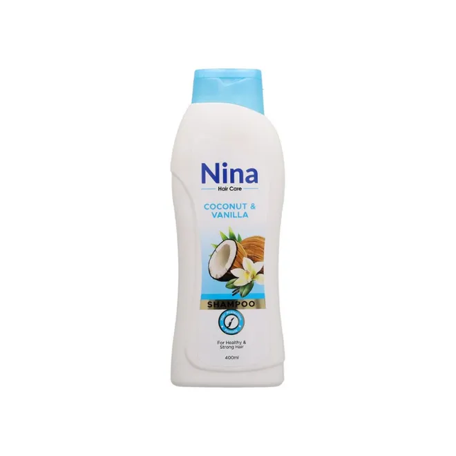 Champú de coco y vainilla, 400 ml, Nina