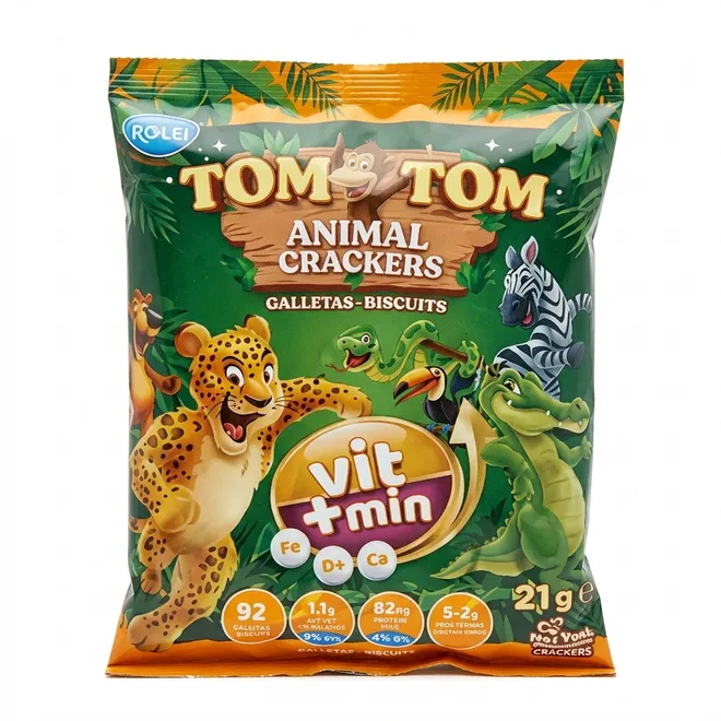 Galletas de animalitos (12 x 22 g) Tom Ton