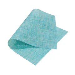 Manteles individuales, color azul, 6 u (45 cm x 30 cm) 