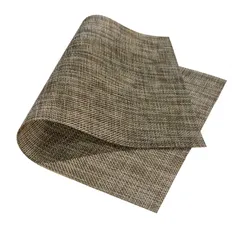 Manteles individuales, color carmelita claro, 6 u (45 cm x 30 cm) 