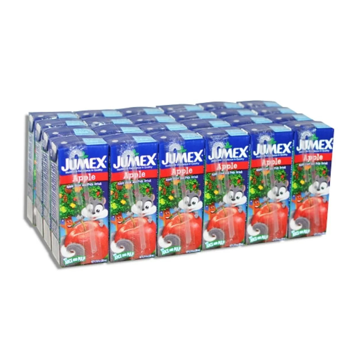 Caja de jugos sabor Manzana, Minibrik, Jumex (24 x 200 ml)