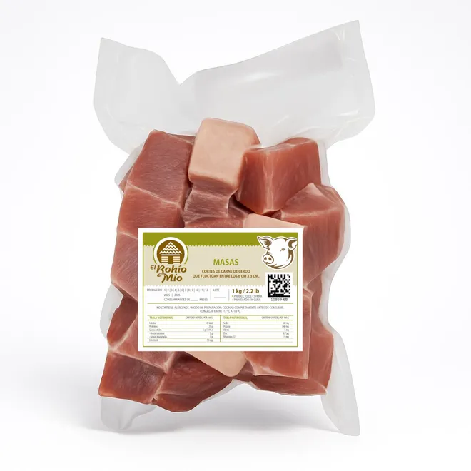 Masas de cerdo, 1 kg, EBM