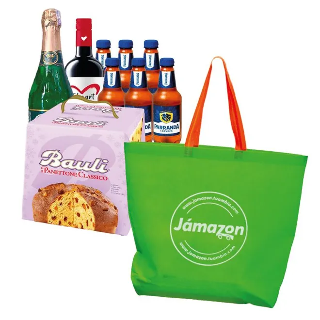 Detalles festivos con panettone y vinos