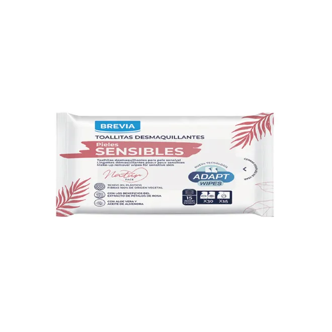Toallitas desmaquillantes para pieles sensibles (15u-rinden 30)