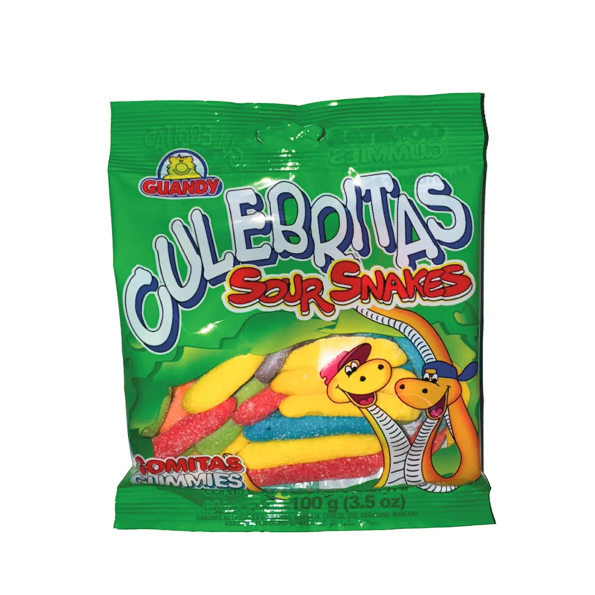 Gomitas culebritas, Guandy, 100 g
