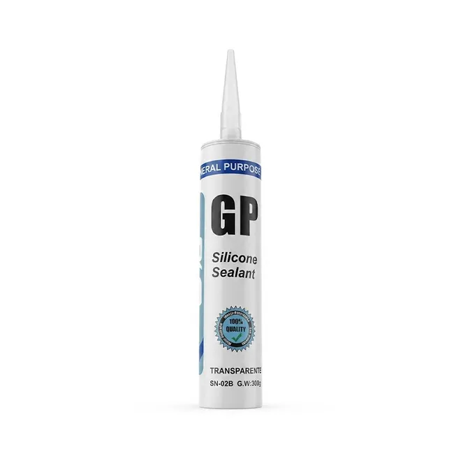 Sellador de silicona transparente de uso general de 300 ml, GP
