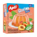 Gelatina con pulpa de durazno, 20 g, Apti