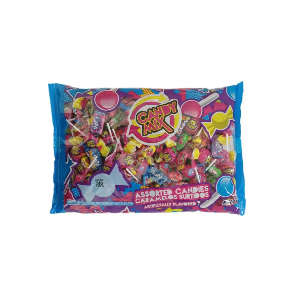 Caramelo piñata, sabores surtidos, 1.36 kg, Riclan