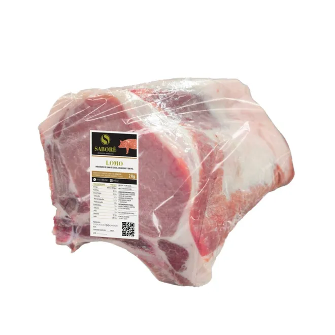 Lomo de cerdo con hueso, 2 kg, Saboré