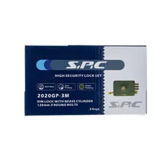 Cerradura de puerta de 3 pasos, 120 mm, SPC