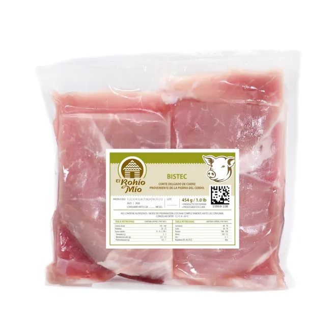 Bistec de cerdo, 454 g, EBM