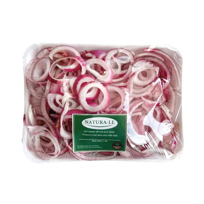 Cebolla morada laminada, 1 lb, Natura-le