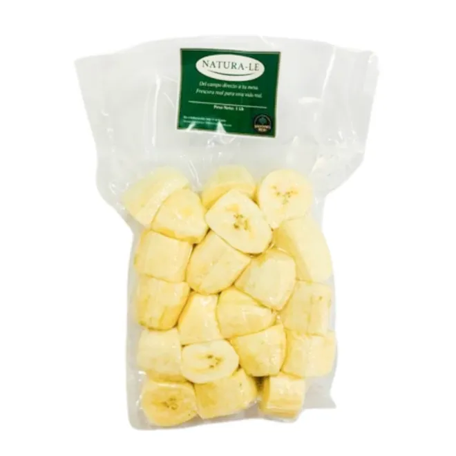 Plátano burro en trozos para tostones, 1 lb, Natura-le