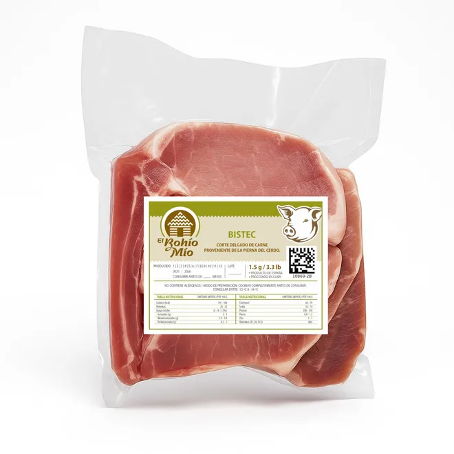 Bistec de cerdo, 1.5 kg, EBM