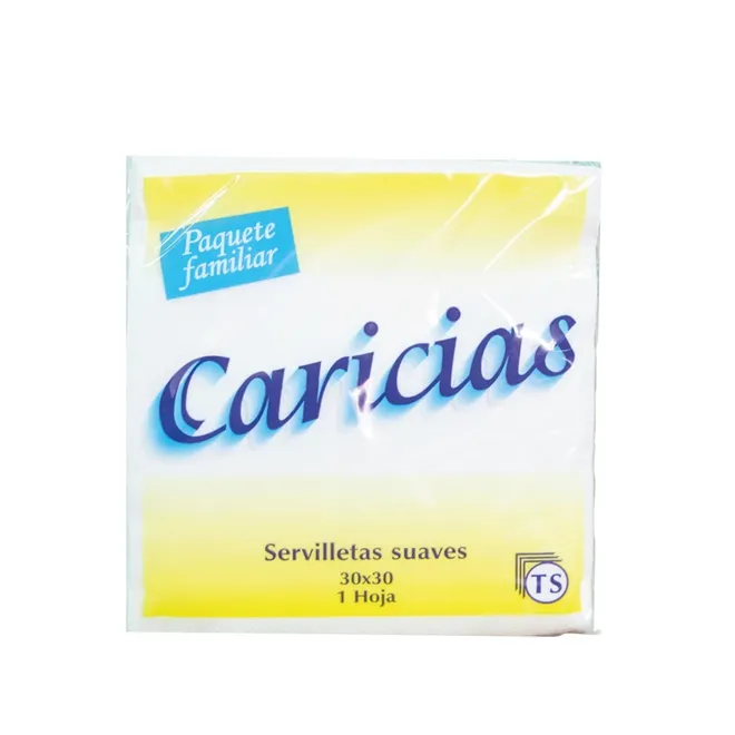 Servilletas 30x30cm, 200 u, Caricias