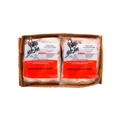 Caja de cuartos de pollo, 40 lb