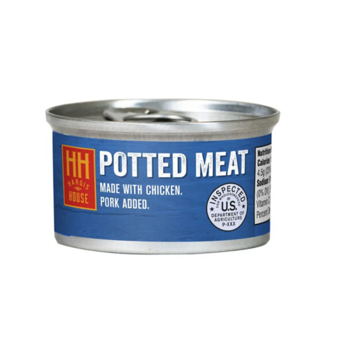 Carne enlatada desmenuzada, 3 oz, Hargis House