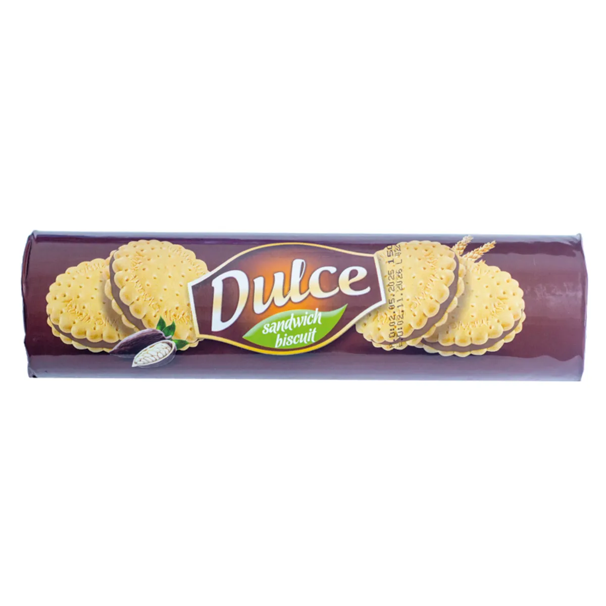 Galletas sándwich biscuit con crema de cacao, 150 g, Dulce