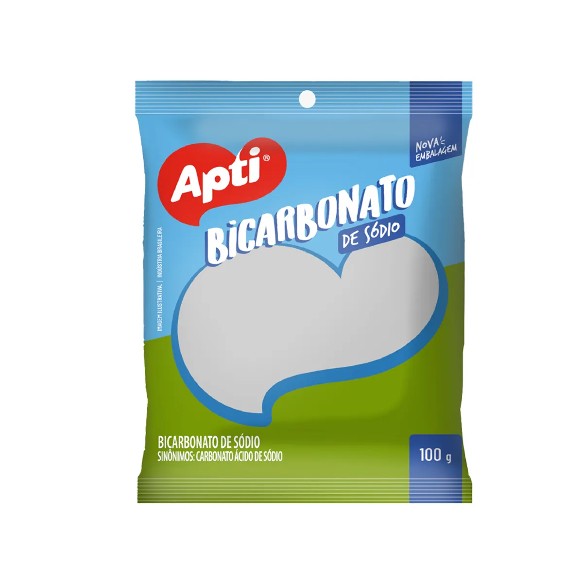 Bicarbonato de Sodio, 100g, Apti