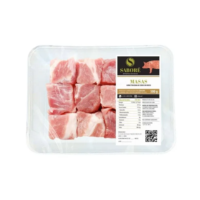 Masas de cerdo, 500 g, Saboré