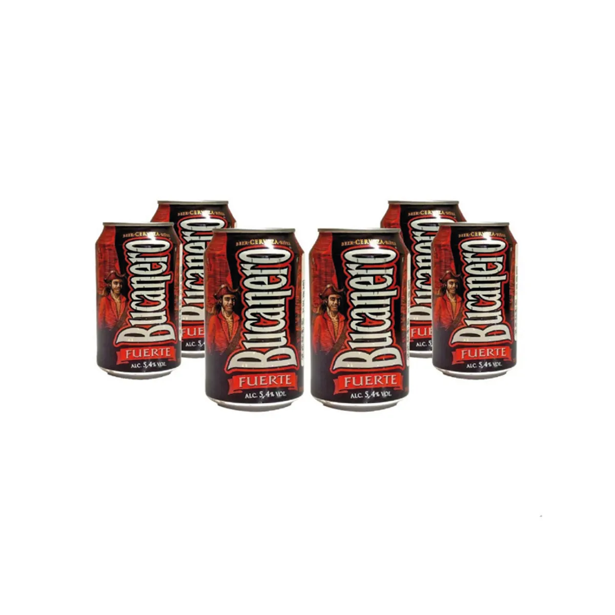Cerveza Bucanero, 6 unidades 