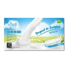 Yogurt probiótico de coágulo natural, 4 L, RHD
