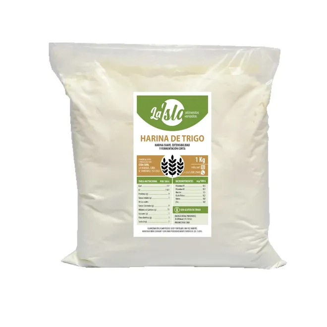 Harina de Trigo, 1 kg, La Isla