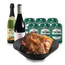 Cerdo Asado + Sidra + Vino