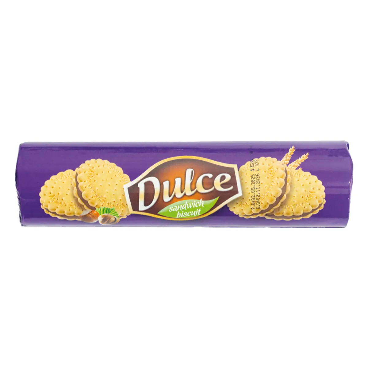 Galletas sándwich biscuit con crema de avellana, 150 g, Dulce