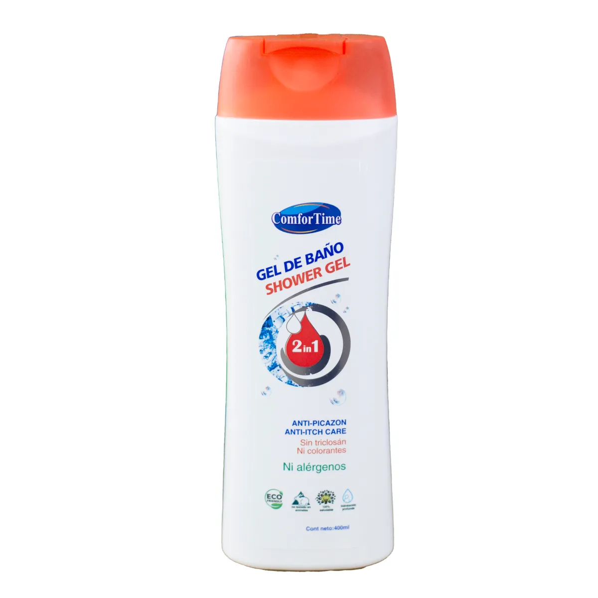 Gel de baño PH- Neutro, 400 ml, Confortime