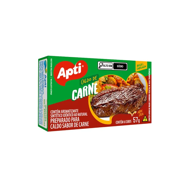 Caldito de Res, caja 6 unidades 57g, Apti